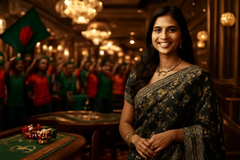 goldbet লাইভ ডিলার টেবিলে স্টুডিও দৃশ্য